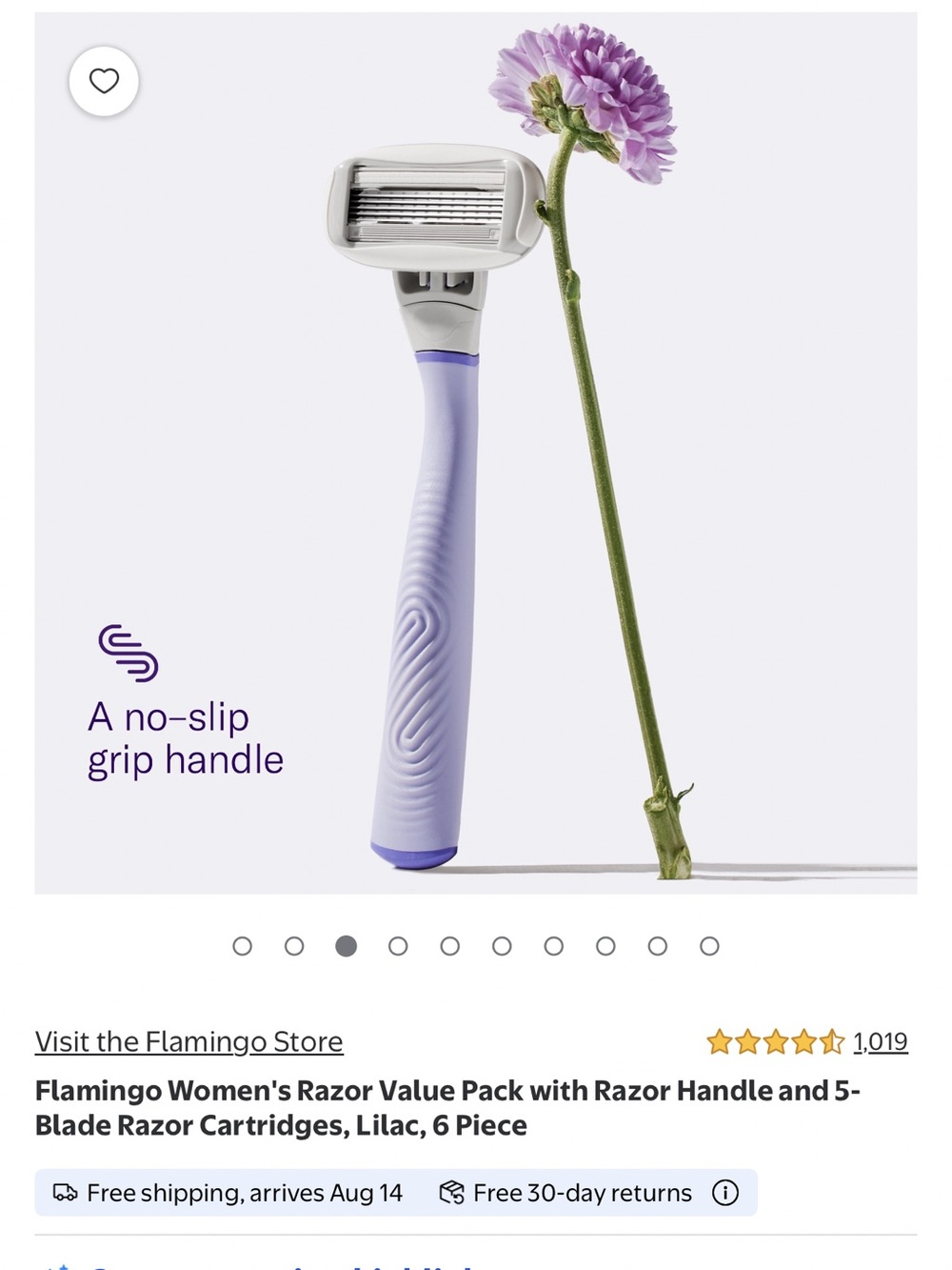 Flamingo Lilac Razor Multipack - Picture 13 of 13